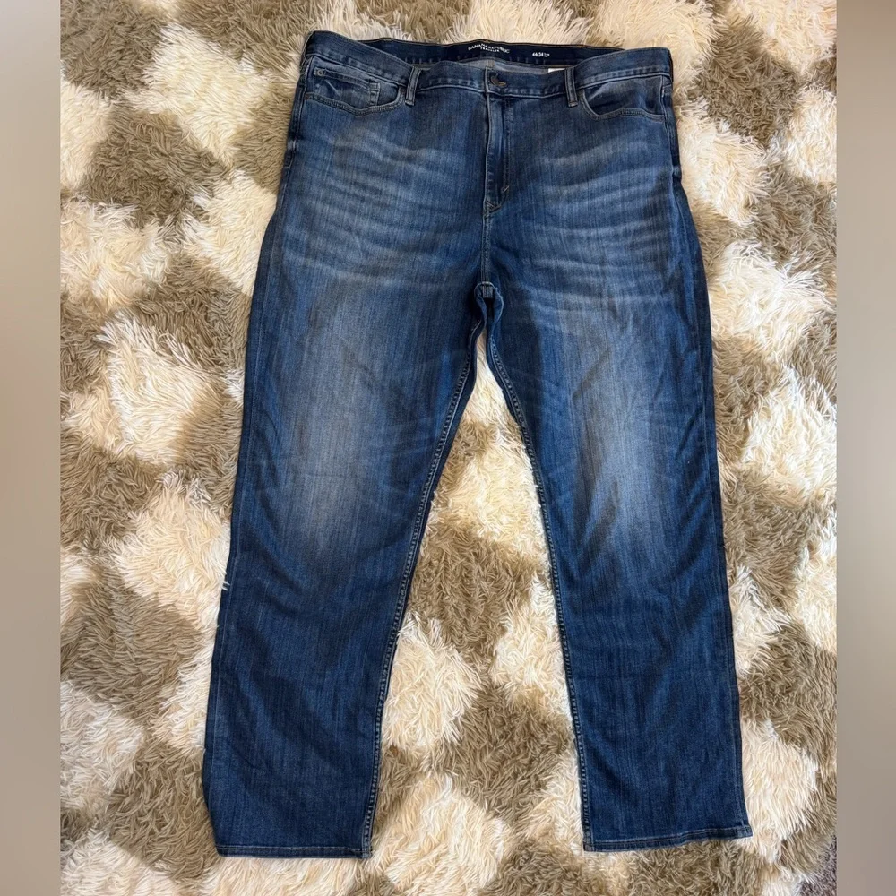 Banana republic traveler mens jeans 44x34 slim fit